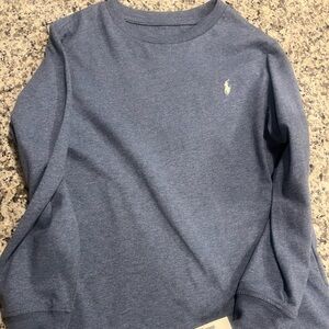 Classic Polo Blue Long Sleeve Shirt